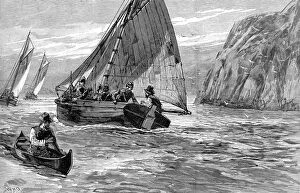 Backdrop Collection: Royal Irish Constabulary going by sea to enforce evictions