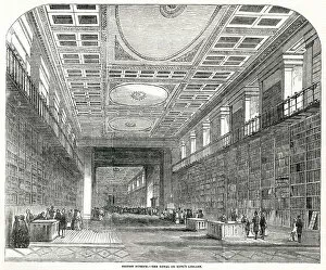 Images Dated 13th February 2020: The Royal Library at the British Museum, London 1851