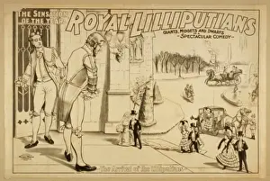 Dwarfs Prints: Royal Lilliputians, the sensation of the year giants, midget