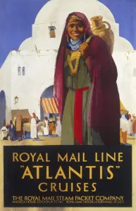 Atlantis Prints: Royal Mail Atlantis Cruises poster
