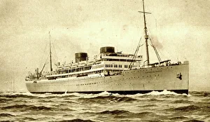 Carnarvon Prints: Royal Mail steamship Carnarvon Castle, Union Castle Line