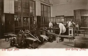 Coinage Prints: The Royal Mint - Gold Rolling (fine)