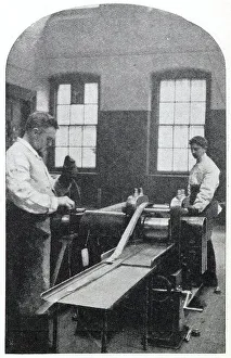 Coinage Prints: The Royal Mint - Guaging the Silver Strips 1904