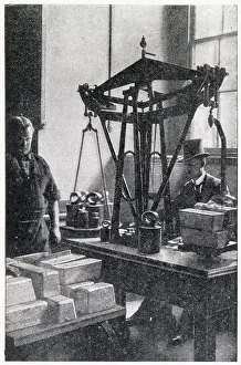 Coinage Prints: The Royal Mint - Metal Weighing Room 1902
