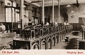 Coinage Prints: The Royal Mint - Weighing Room