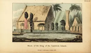 Shoberl Prints: Royal Morai in the Bay of Ti-utatoo, Hawaii