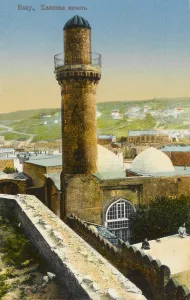 Azerbaijani Prints: Royal Mosque at the Shirvan Shahs Palace, Baku