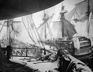 Royal Naval Exhibition 1891 - Battle of Trafalgar Panorama