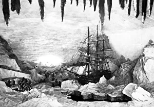 Iceberg Prints: Royal Naval Exhibition 1891 - Interior of the Iceberg