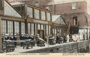 Students Prints: Royal Naval Gunnery School - Sheerness, Kent