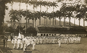 Images Dated 7th July 2016: Royal Navy personnel in Rio de Janeiro, Brazil
