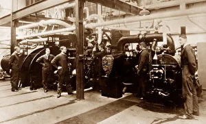 Devonport Prints: Royal Navy RNC Devonport Engine room