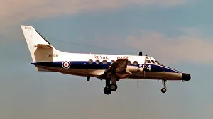 Royal Navy - Scottish Aviation Jetstream T. 2 XX478 / 64 (msn 216 P/N 16, ex G-AXGL), of 750 Naval Air Squadron, based at RNAS Culdrose. Date: circa 1995