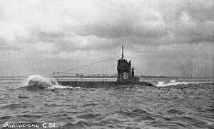 Images Dated 5th April 2012: Royal Navy submarine, HMS C31