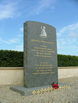 Involved Collection: Royal Norfolk Regiment Memorial, Bieville-Berville