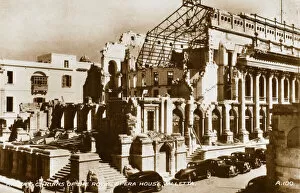 Damage Gallery: Royal Opera House in Valletta, Malta - Ruins