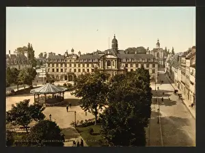 Royal Palace and hotel de ville, Caen, France