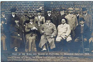 Broom Prints: Royal Portugese visit to Windsor Castle group photo