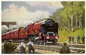 Trains Gallery: Royal Scot Goes by C1935