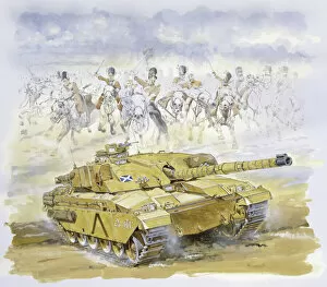 Iraq Gallery: Royal Scots Dragoon Guards & Gulf War Tank