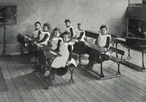 Royal Seamen and Marines Orphan Home, Portsmouth - Classroo