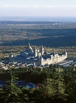 Royal Seat of San Lorenzo de El Escorial. Madrid. Spain