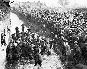 Royal Shrovetide Football Game, Ashbourne, Derbyshire