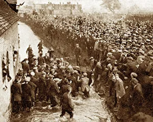 Royal Shrovetide Football Game, Ashbourne, Derbyshire
