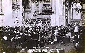 Royal Silver Jubilee Service - St. Pauls Cathedral