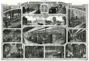 Images Dated 1st February 2019: Royal Small Arms Factory, Enfield 1871