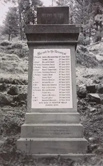 Frontier Prints: Royal Sussex Regiment memorial, Murree Hills, India