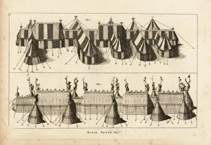 Respecting Prints: Royal tents pitched for a meeting at Ardres 1520