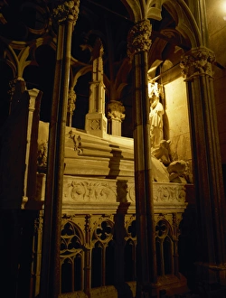 Images Dated 20th September 2016: Royal tomb of James II of Aragon (1267-1327) by Pere de