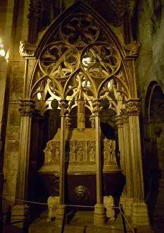 Images Dated 20th September 2016: Royal tomb of Peter III of Aragon (1240-1285) by Bartomeu
