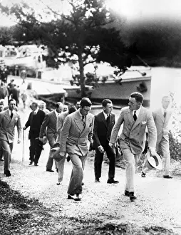 Informal Prints: Royal tour: Prince Edward of Wales in Hamilton, Bermuda, 1931