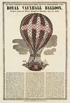 Images Dated 13th June 2012: Royal Vauxhall Balloon ascent