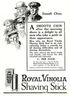Smooth Prints: Royal Vinolia Advertisement