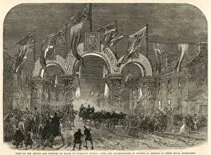 Royal visit to Dunrobin Castle 1866