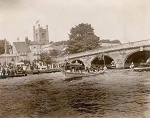 I Ii Collection: Royal visit to Henley Regatta by State Barge
