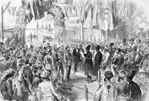 Images Dated 2nd December 2016: Royal visit to India: address of the Municipal Council