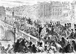 Parnell Prints: The Royal Visit to Ireland, 1885 - Parnell Bridge, Cork