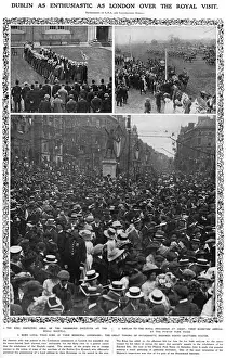 Ascot Prints: The Royal Visit to Ireland, 1911- Dublins enthusiastic welc