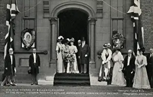 Royal visit to Victoria Patriotic Asylum, Wandsworth Common