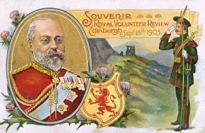 Bowman Prints: Royal Volunteer Review, Edinburgh - King Edward VII