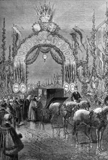 Royal Wedding King Edward VII Gallery: Royal wedding 1863 - address of Mayor of Windsor