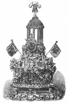 Royal Wedding King Edward VII Gallery: Royal wedding 1863 - a cake of colossal proportions