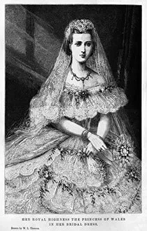 Images Dated 11th January 2016: Royal wedding 1863 - Princess Alexandra