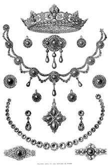 Images Dated 7th February 2011: Royal wedding 1863 - Wedding gifts to the bride