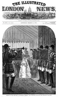 Images Dated 8th February 2011: Royal Wedding 1879 -- Duke of Connaught & Princess Louise