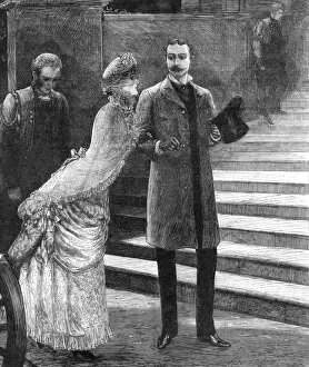 Images Dated 8th February 2011: Royal Wedding 1882 -- Duke & Duchess of Albany